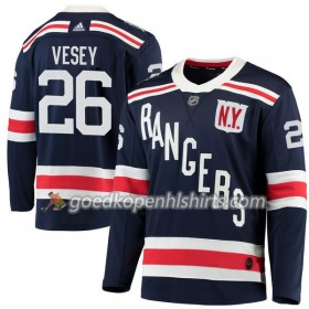 New York Rangers Jimmy Vesey 26 2018 Winter Classic Adidas Navy Blauw Authentic Shirt - Mannen
